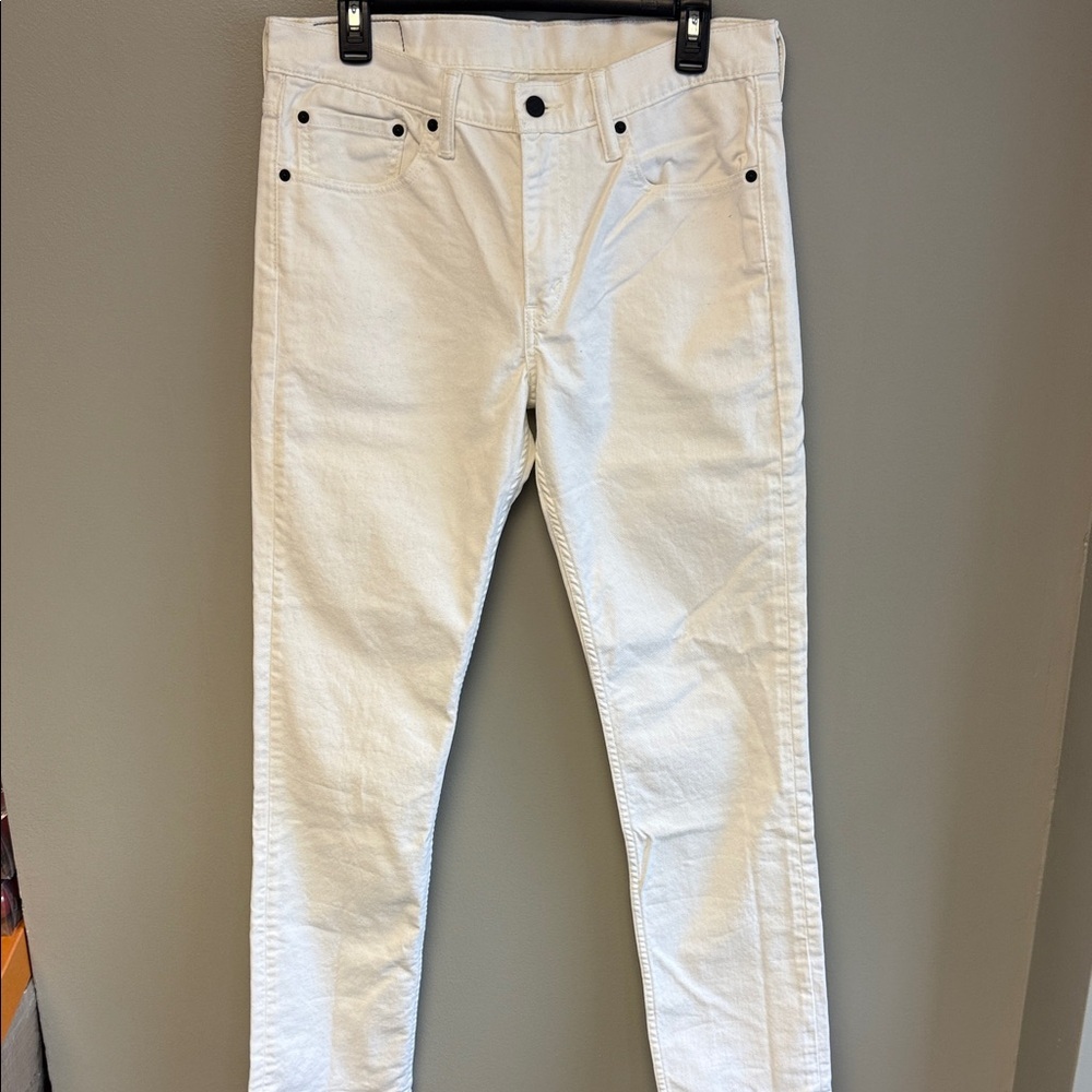 Levi’s 511 Slim Fit White Jeans 32x32 Stretch